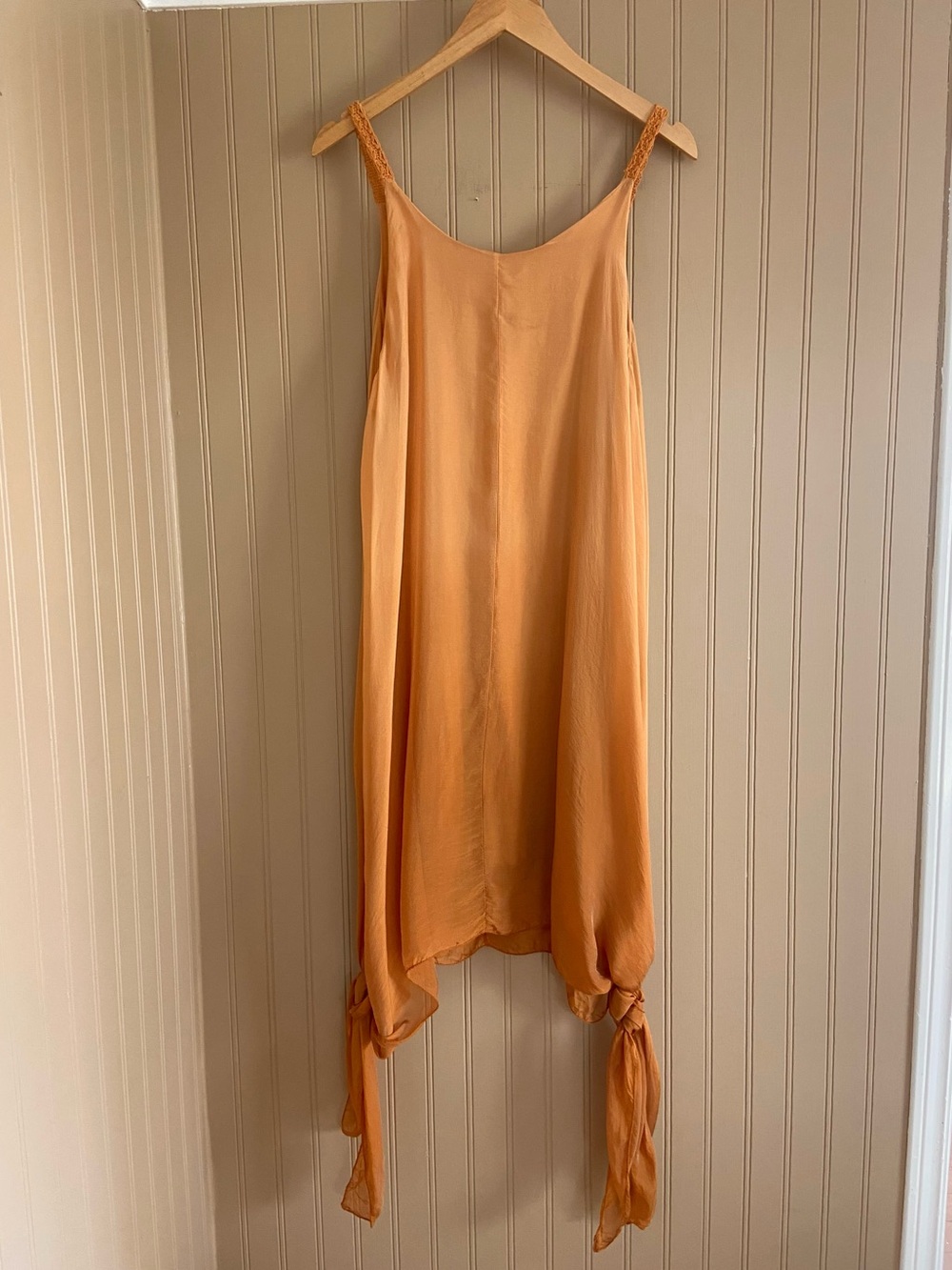 Bella Amore Made in Italy Abstract Ombré Tie Bottom Dress Women’s Medium